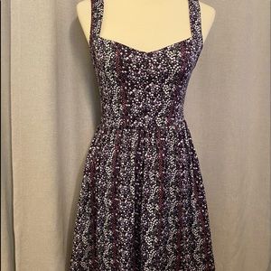 Perfect Purple Floral Dress!